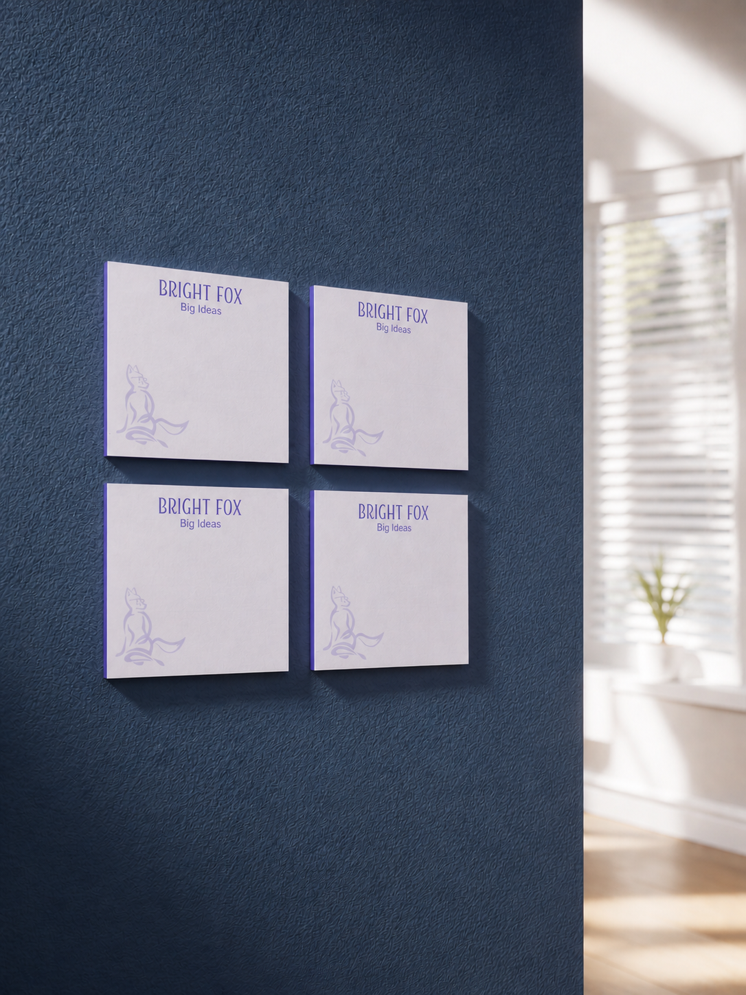 Big Ideas Sticky Notes – 700 Large Notes for Brainstorming & Planning | Bright Fox 3.4”