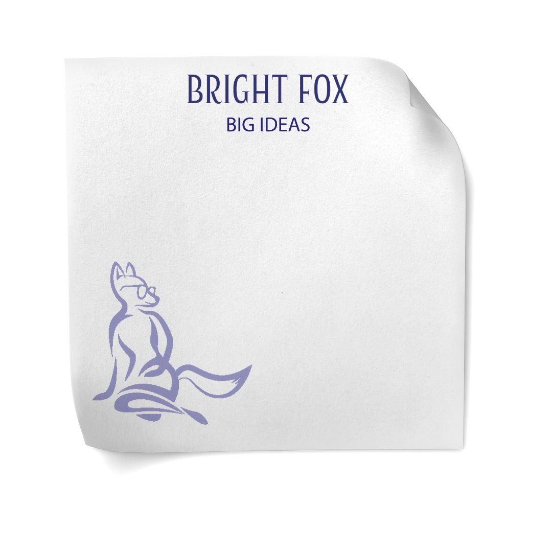 Big Ideas Sticky Notes – 700 Large Notes for Brainstorming & Planning | Bright Fox 3.4”